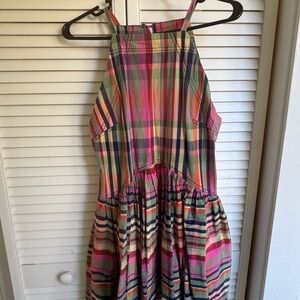 Multicolor Plaid Kids Dress